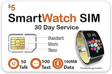 nano sim card prepaid for smart watch|smart watch with nano sim.